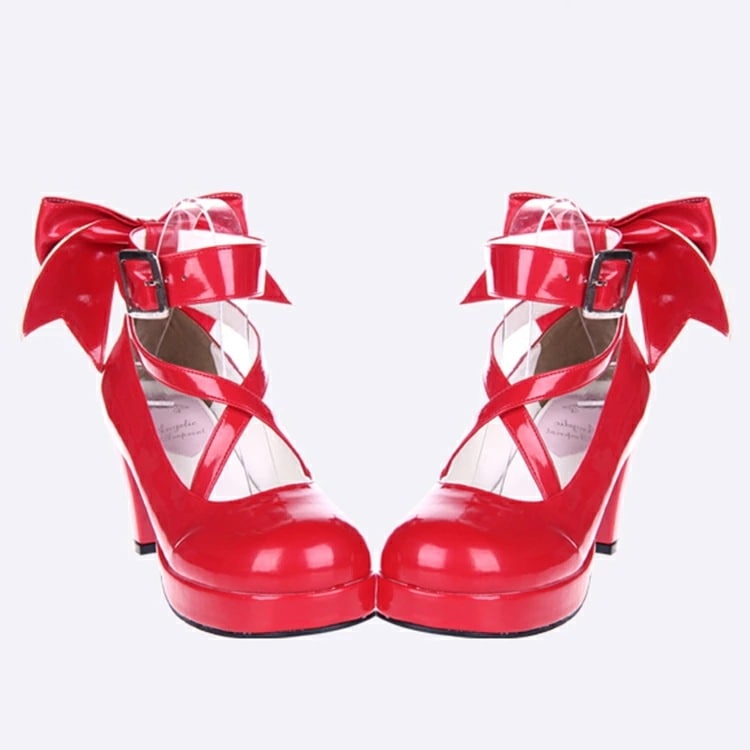 【急速出荷!】ロリータ靴 歩きやすい 6.5cm チャンキーヒール エナメル 甲ベルト ストラップパンプス おでこ靴 シンプル定番ロリータパンプス リボン ロリータ 靴 メイド靴 ロリィタ靴 ブラック 【急速出荷!】ロリータ靴 歩きやすい 6.5cm チャンキーヒール エナメル 甲ベルト ストラップパンプス おでこ靴 シンプル定番ロリータパンプス リボン ロリータ 靴 メイド靴 ロリィタ靴 ブラック