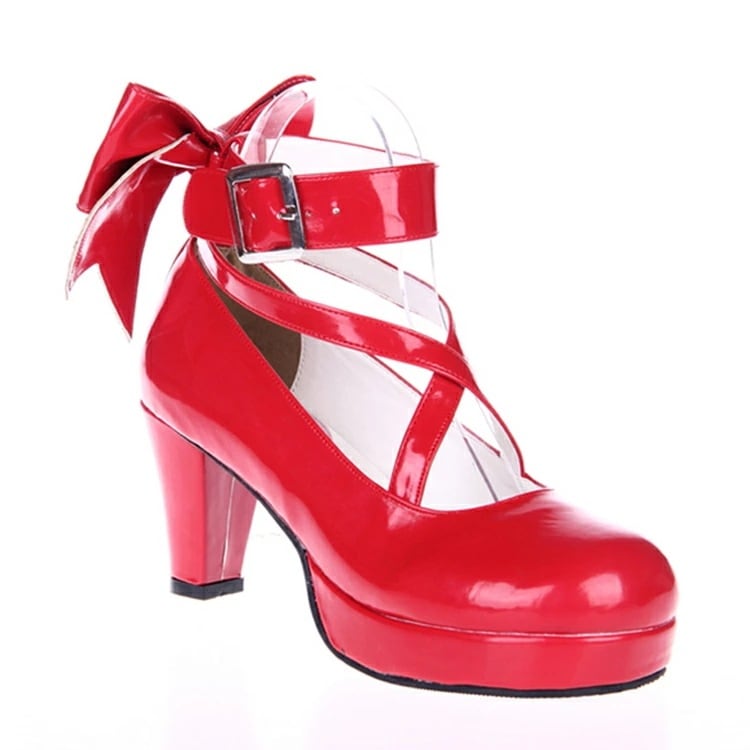 【急速出荷!】ロリータ靴 歩きやすい 6.5cm チャンキーヒール エナメル 甲ベルト ストラップパンプス おでこ靴 シンプル定番ロリータパンプス リボン ロリータ 靴 メイド靴 ロリィタ靴 ブラック 【急速出荷!】ロリータ靴 歩きやすい 6.5cm チャンキーヒール エナメル 甲ベルト ストラップパンプス おでこ靴 シンプル定番ロリータパンプス リボン ロリータ 靴 メイド靴 ロリィタ靴 ブラック