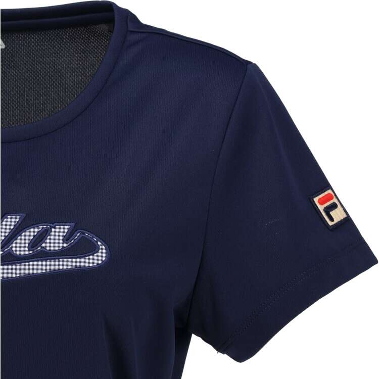 アップリケTシャツ（レディース） L フィラネイビー #VL2855-20