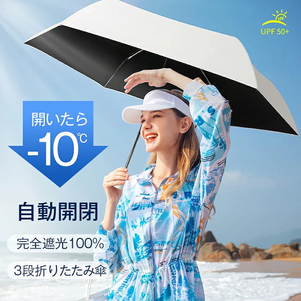 レディー♡日傘ホワイト♡レア Qoo10] DeliToo 【楽天ランキング年間1位】新色入荷 日傘