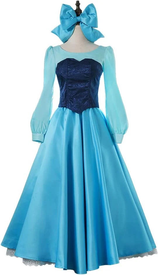 アリエル コスプレ衣装 コスム 大人用 ドレス ワンピース 人魚姫 コスプレ衣装 ハロウィン 衣装 コスプレ