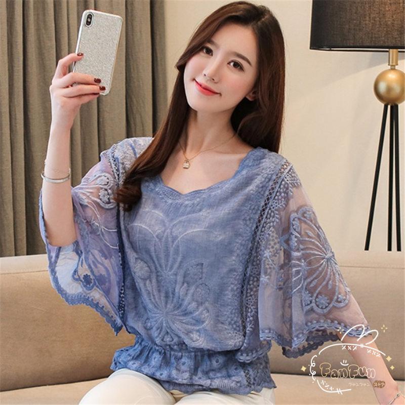 Tシャツ レディース 半袖 トップス カットソー 花柄 デザイン レース カジュアル 快適 無地 薄手 涼しい ルームウェア 春 夏 セール