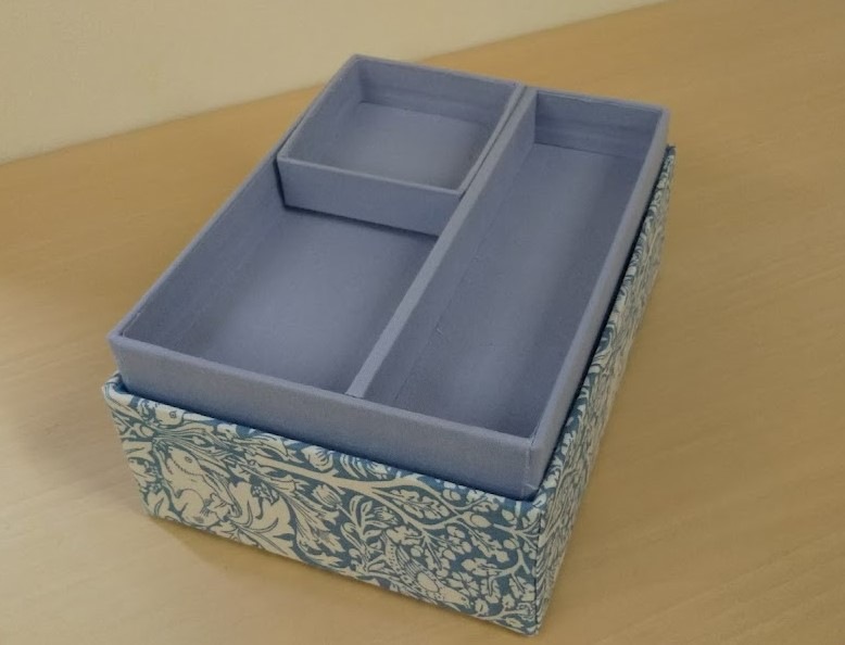 ソーイングボックス カルトナージュ (ウィリアムモリス)ブラザーラビット ソーイングボックス カルトナージュ (ウィリアムモリス)ブラザーラビット