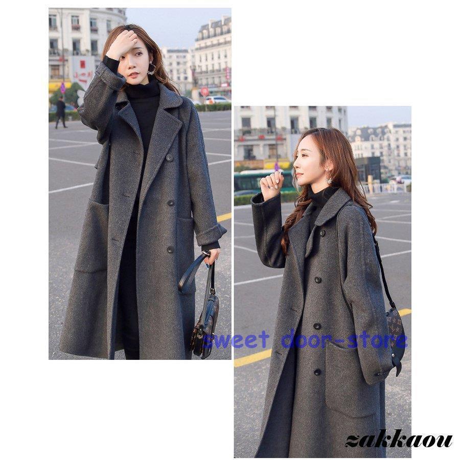 チェスターコート ロングコート レディース 秋 冬 ラシャ トップス アウター マキシ丈 ゆったり 着痩せ お洒落 大人 体型カバー 通勤 大きいサイズ