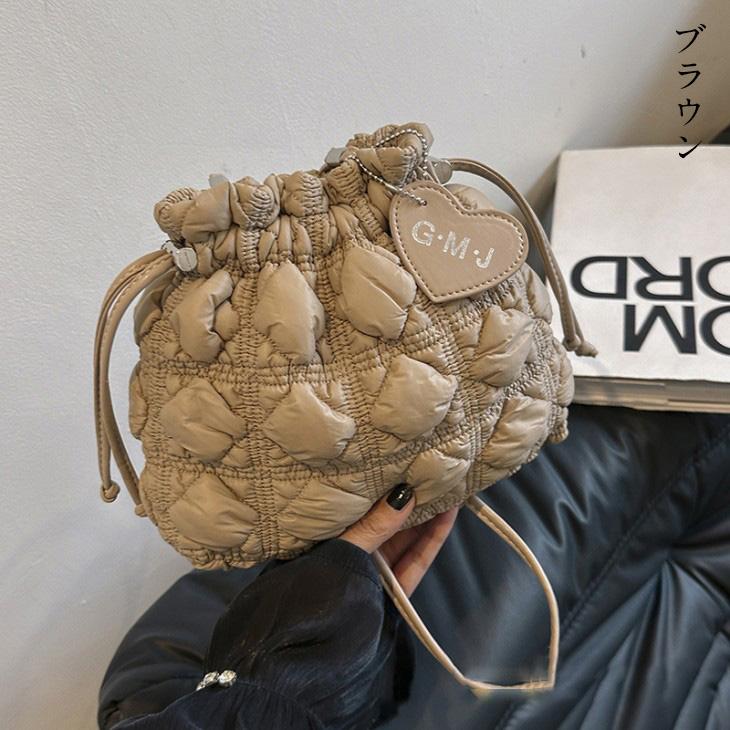 【期間限定】ショルダーバッグ キルティング 巾着 ハートチャーム かわいい 大人ガーリー お出かけ 2024秋冬新作【akb409-024】【予約販売:15-20日】宅込 【期間限定】ショルダーバッグ キルティング 巾着 ハートチャーム かわいい 大人ガーリー お出かけ 2024秋冬新作【akb409-024】【予約販売:15-20日】宅込