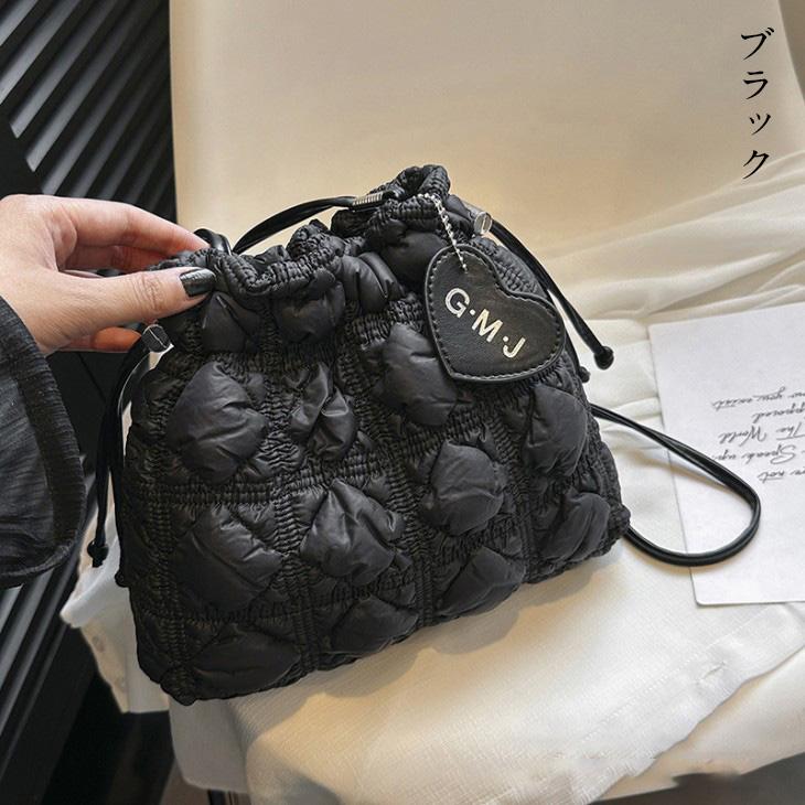 【期間限定】ショルダーバッグ キルティング 巾着 ハートチャーム かわいい 大人ガーリー お出かけ 2024秋冬新作【akb409-024】【予約販売:15-20日】宅込 【期間限定】ショルダーバッグ キルティング 巾着 ハートチャーム かわいい 大人ガーリー お出かけ 2024秋冬新作【akb409-024】【予約販売:15-20日】宅込