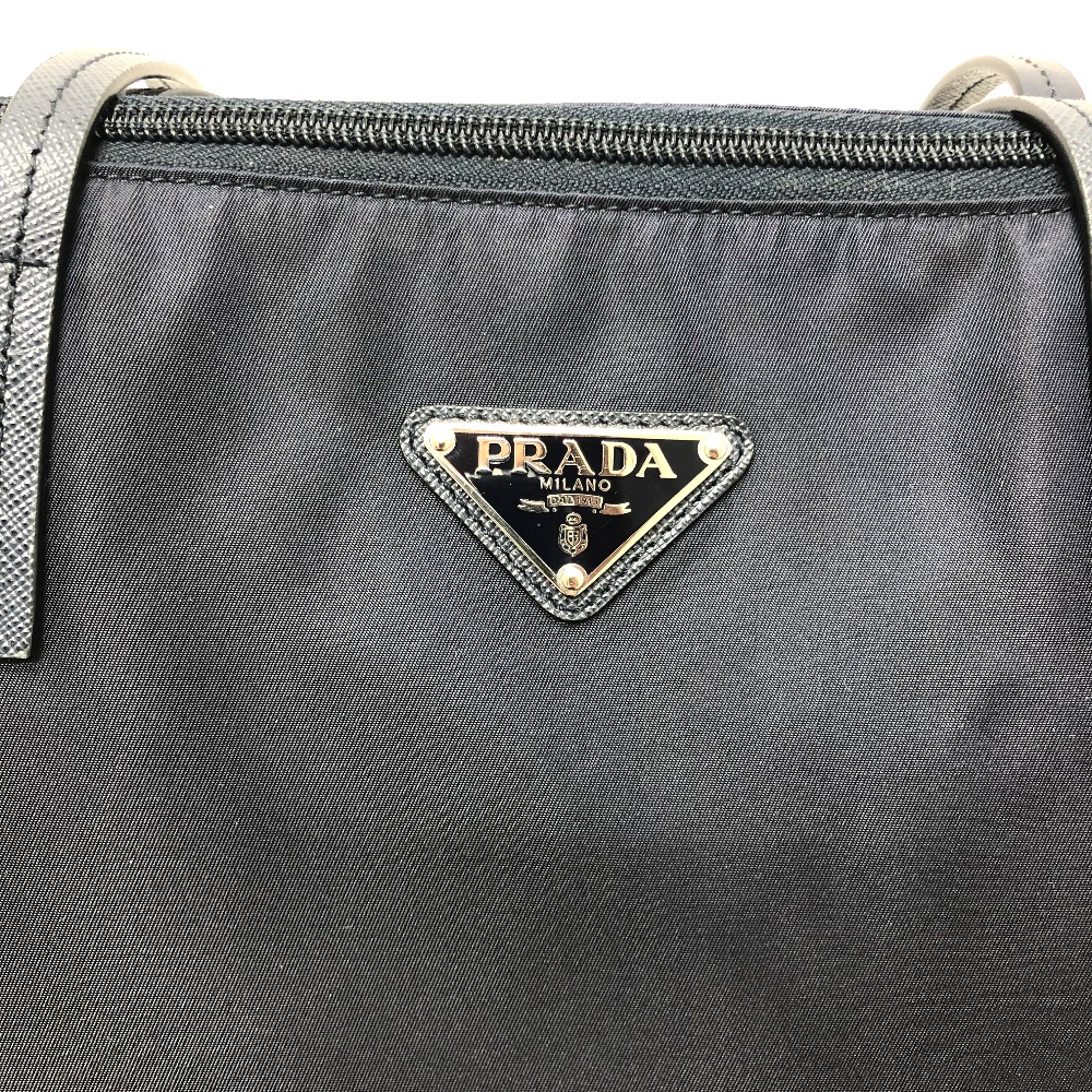ショルダーバッグ 1BG189 トートバッグ/斜め掛け トライアングルロゴ カバン 2WAY ナイロン ネイビー