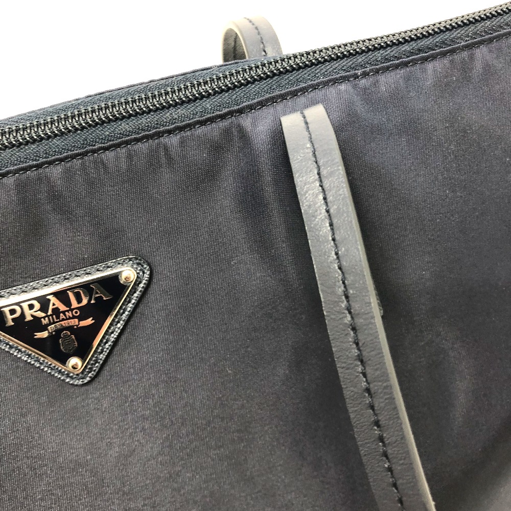 ショルダーバッグ 1BG189 トートバッグ/斜め掛け トライアングルロゴ カバン 2WAY ナイロン ネイビー