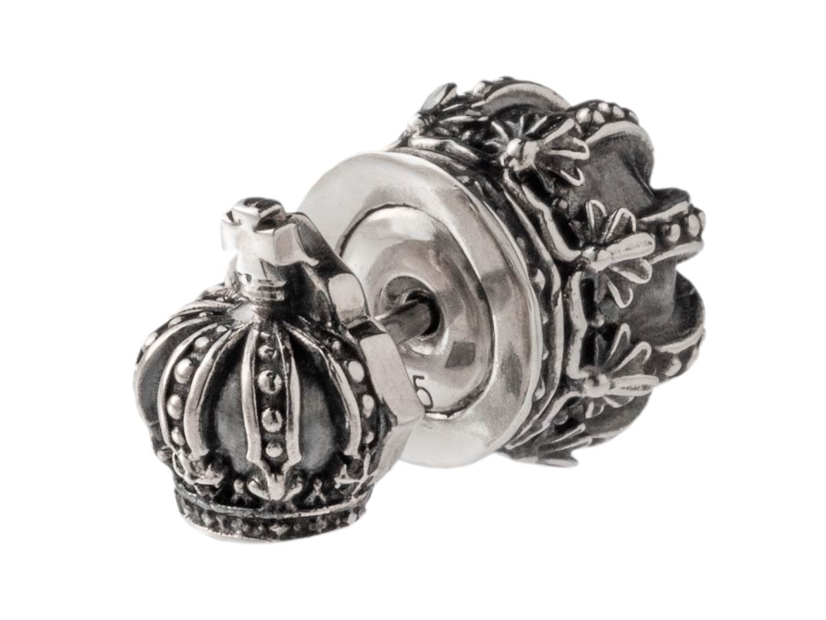 アルテミスキングス ARTEMIS KINGS クラウン キャッチ スタッド シルバー ピアス 片耳分 AKE0110 アルテミスキングス ARTEMIS KINGS クラウン キャッチ スタッド シルバー ピアス 片耳分 AKE0110