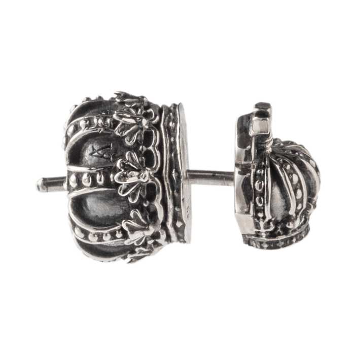 アルテミスキングス ARTEMIS KINGS クラウン キャッチ スタッド シルバー ピアス 片耳分 AKE0110 アルテミスキングス ARTEMIS KINGS クラウン キャッチ スタッド シルバー ピアス 片耳分 AKE0110