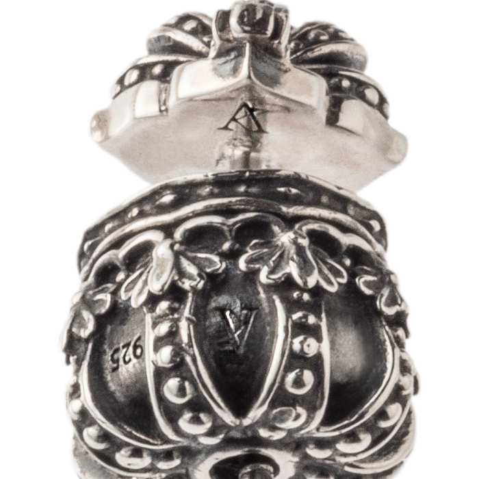 アルテミスキングス ARTEMIS KINGS クラウン キャッチ スタッド シルバー ピアス 片耳分 AKE0110 アルテミスキングス ARTEMIS KINGS クラウン キャッチ スタッド シルバー ピアス 片耳分 AKE0110