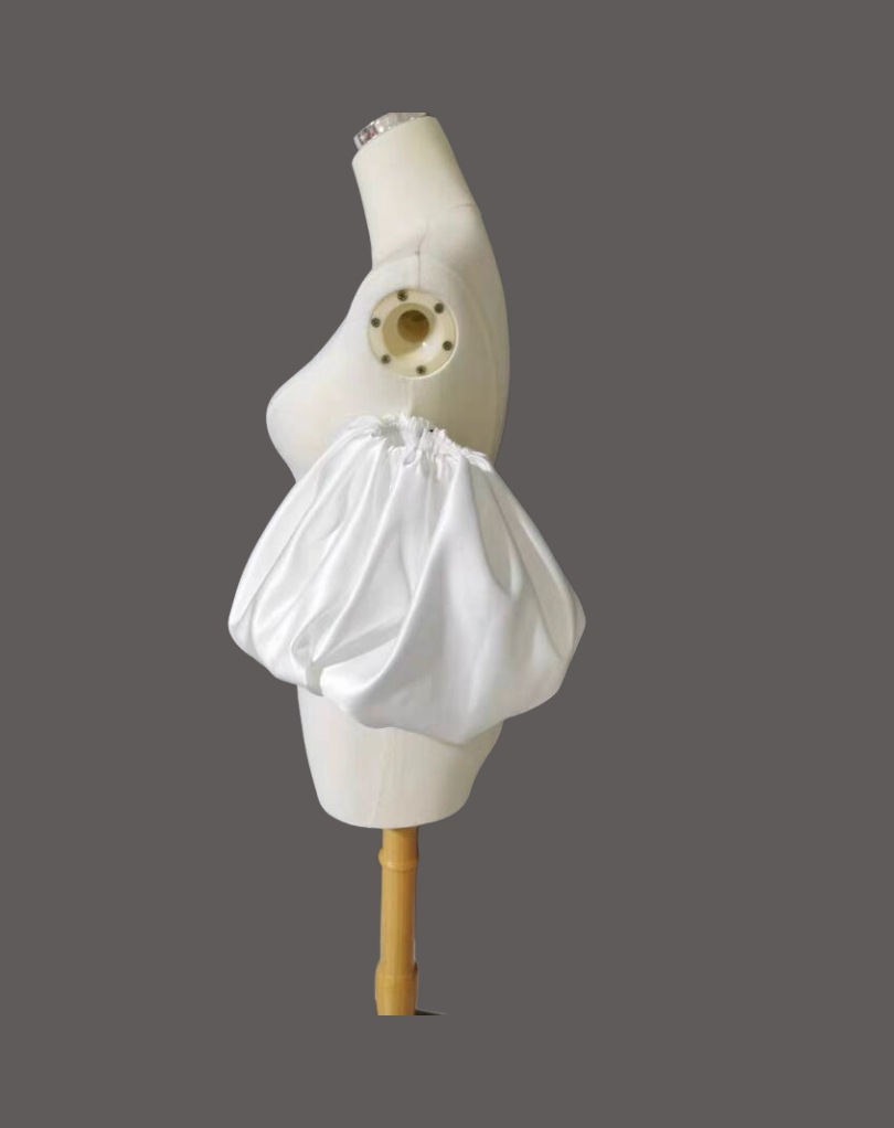 取り外し袖 ショルダーの付け袖 オフホワイトパフスリーブ ドレスアレンジ ウエディング お色直し 高級サテン 取り外し袖 ショルダーの付け袖 オフホワイトパフスリーブ ドレスアレンジ ウエディング お色直し 高級サテン