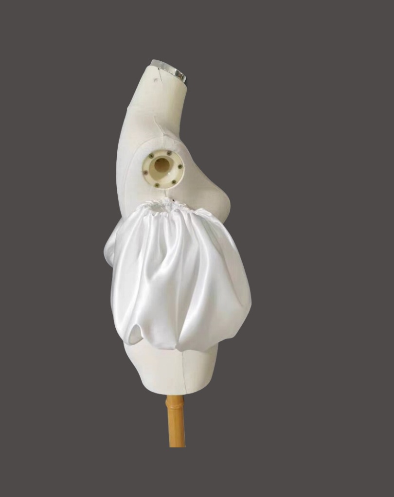 取り外し袖 ショルダーの付け袖 オフホワイトパフスリーブ ドレスアレンジ ウエディング お色直し 高級サテン 取り外し袖 ショルダーの付け袖 オフホワイトパフスリーブ ドレスアレンジ ウエディング お色直し 高級サテン