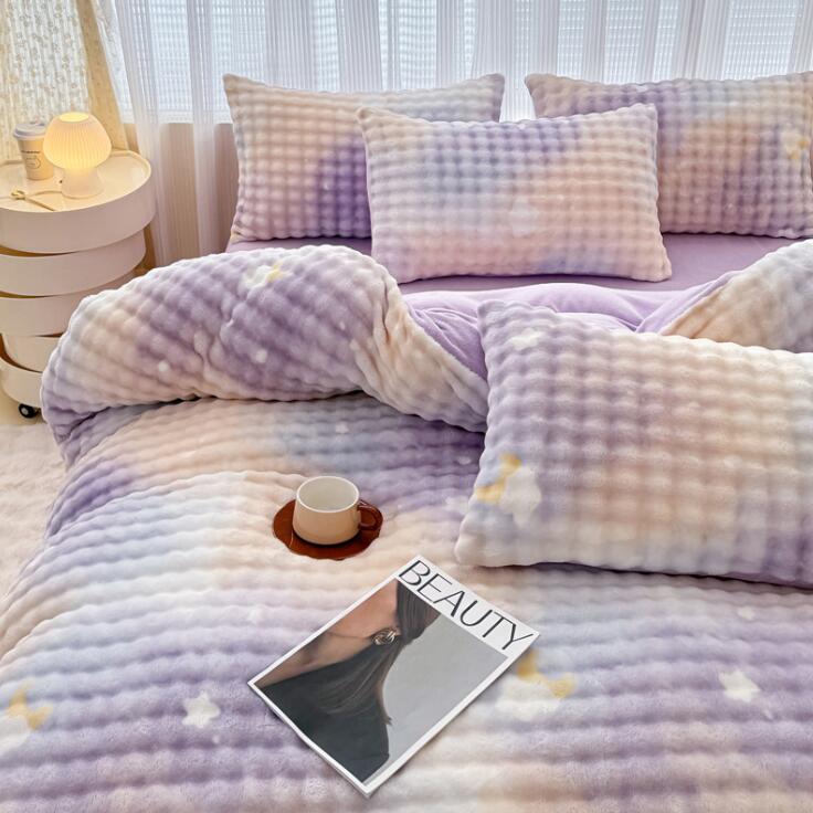 【超人気商品】布団カバーセット 秋冬 子供 大人 可愛い星柄 グラデーション ラビットファー調 超暖かい ふわふわ シングル ダブル クイーン フランネル 防寒対策 静電気防止 3点4点セット 掛け布 【超人気商品】布団カバーセット 秋冬 子供 大人 可愛い星柄 グラデーション ラビットファー調 超暖かい ふわふわ シングル ダブル クイーン フランネル 防寒対策 静電気防止 3点4点セット 掛け布