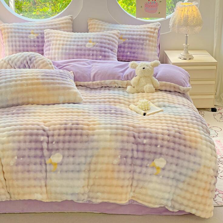 【超人気商品】布団カバーセット 秋冬 子供 大人 可愛い星柄 グラデーション ラビットファー調 超暖かい ふわふわ シングル ダブル クイーン フランネル 防寒対策 静電気防止 3点4点セット 掛け布 【超人気商品】布団カバーセット 秋冬 子供 大人 可愛い星柄 グラデーション ラビットファー調 超暖かい ふわふわ シングル ダブル クイーン フランネル 防寒対策 静電気防止 3点4点セット 掛け布