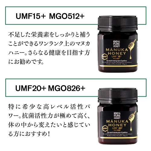 マヌカハニー UMF20+ MGO826+ 250g×3個 生マヌカ プレミアムハニー UMF20 MGO マヌカハニー UMF20+ MGO826+ 250g×3個 生マヌカ プレミアムハニー UMF20 MGO
