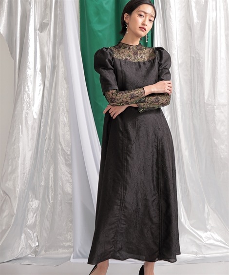 ドレス 結婚式・パーティー・オケージョンドレス スタンドカラー裾シャーリンデザインワンピースドレス大きいサイズ有Callarus ドレス 結婚式・パーティー・オケージョンドレス スタンドカラー裾シャーリンデザインワンピースドレス大きいサイズ有Callarus