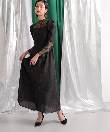 ドレス 結婚式・パーティー・オケージョンドレス スタンドカラー裾シャーリンデザインワンピースドレス大きいサイズ有Callarus ドレス 結婚式・パーティー・オケージョンドレス スタンドカラー裾シャーリンデザインワンピースドレス大きいサイズ有Callarus