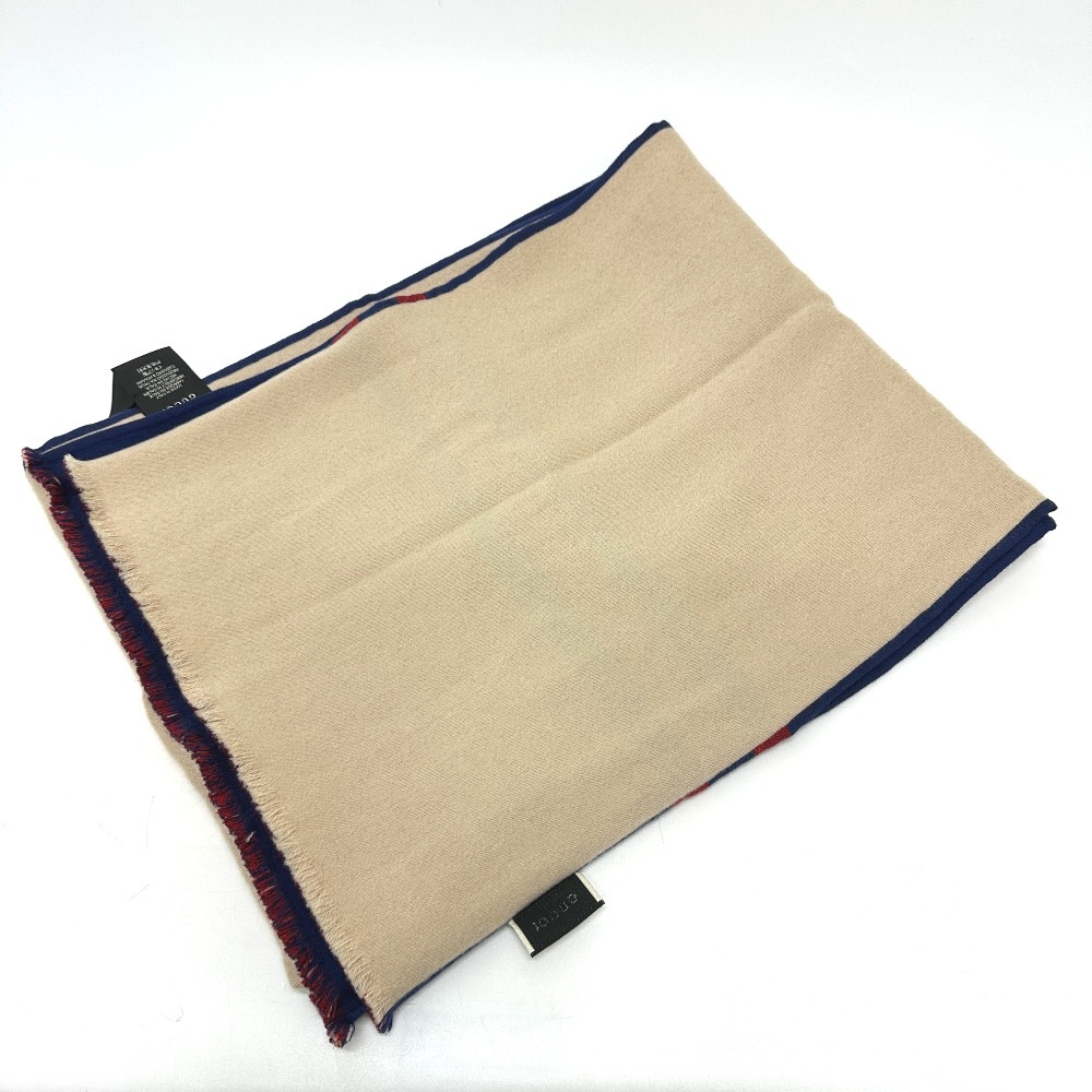 ⭐️ほぼ未使用⭐️ グッチ GG ロゴ ビー bee 総柄 マフラー ブルー ⭐️ほぼ未使用⭐️ グッチ GG ロゴ ビー bee 総柄 マフラー ブルー 2025年