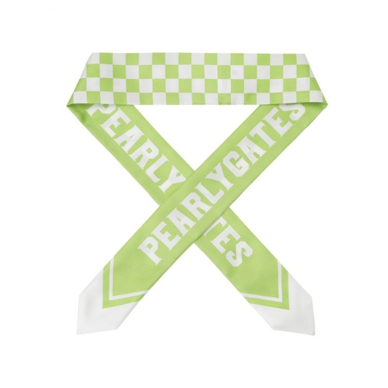 (Paris Gates) レディースチェッカーボードリバーシブルプチスカーフ (Paris Gates) レディースチェッカーボードリバーシブルプチスカーフ