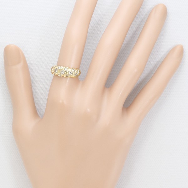 K18 18金 YG リング 指輪 10号 ブラウンダイヤ 1.01 ジュエリー 中古 K18 18金 YG リング 指輪 10号 ブラウンダイヤ 1.01 ジュエリー 中古