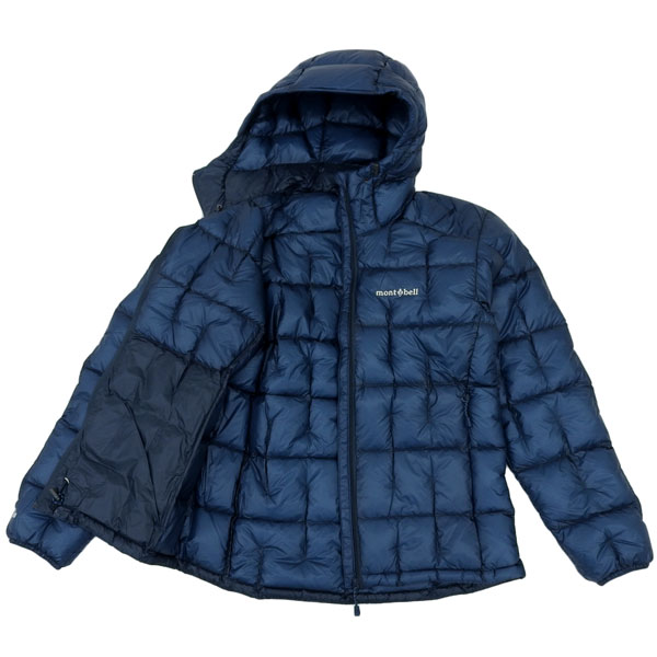 モンベル プラズマ1000 アルパインダウン パーカ ダウンパーカー メンズ Mサイズ ナイロン ネイビー RM1101528PUID mont-bell