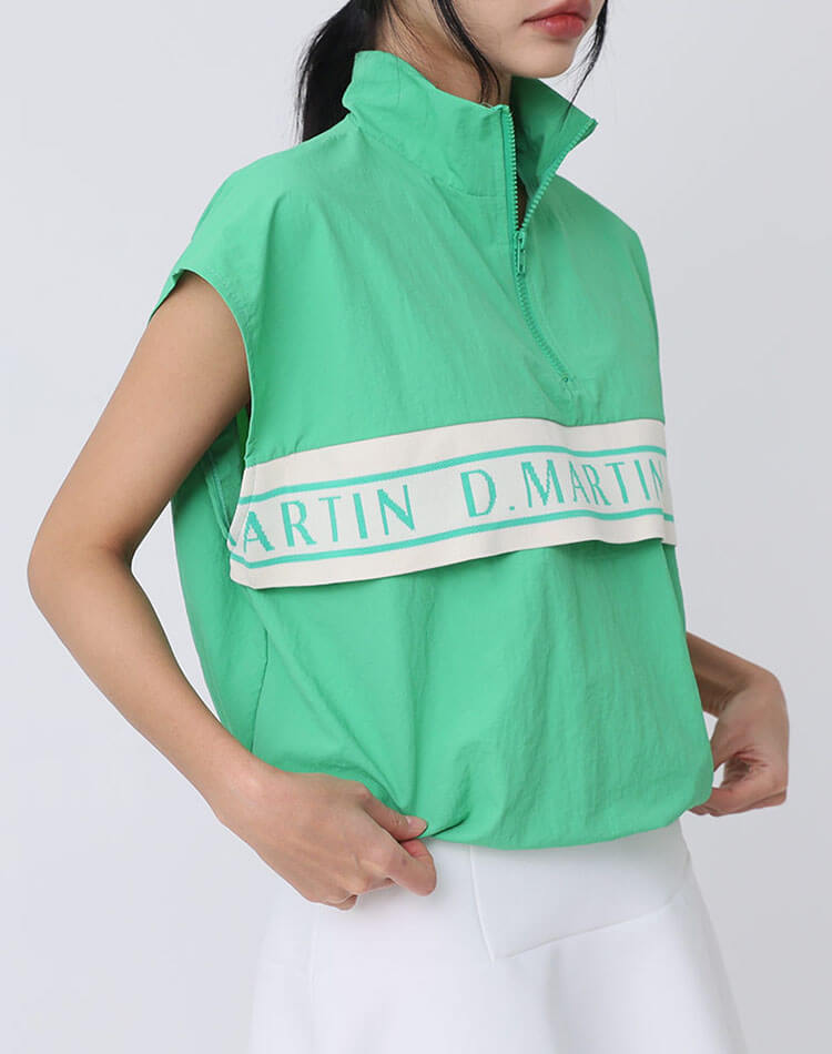 ゴルフウェア ベスト レディース 韓国 トップス 半袖 ノースリーブ ハーフジップ ロゴ ライン バイカラー 配色 スポーティ おしゃれ かわいい 体型カバー ゆったり 裾絞り 軽量 トレンド 春 夏 ゴルフウェア ベスト レディース 韓国 トップス 半袖 ノースリーブ ハーフジップ ロゴ ライン バイカラー 配色 スポーティ おしゃれ かわいい 体型カバー ゆったり 裾絞り 軽量 トレンド 春 夏