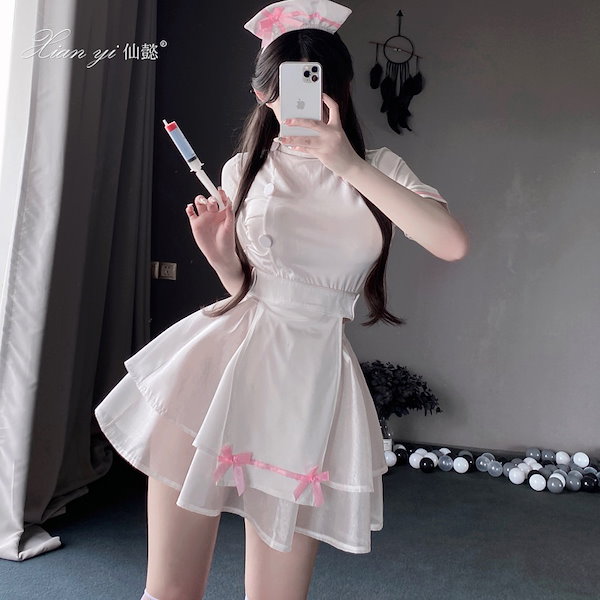 YourHighness ハロウィンナース　ロリータ　ハロウィン変装　コスプレ YourHighness ハロウィンナース ロリータ ハロウィン変装