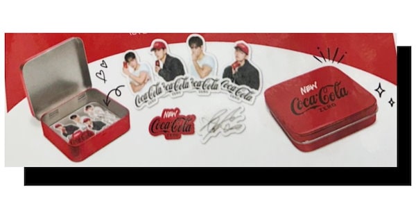 Qoo10] コカ・コーラ 【限定】BTS V(テテ) アコーディオ