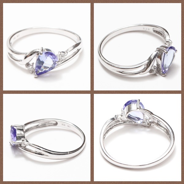 me on... K18ホワイトゴールドタンザナイト&天然ダイヤモンドデザインリング 発送目安:23週間 me on... K18ホワイトゴールドタンザナイト&天然ダイヤモンドデザインリング 発送目安:23週間