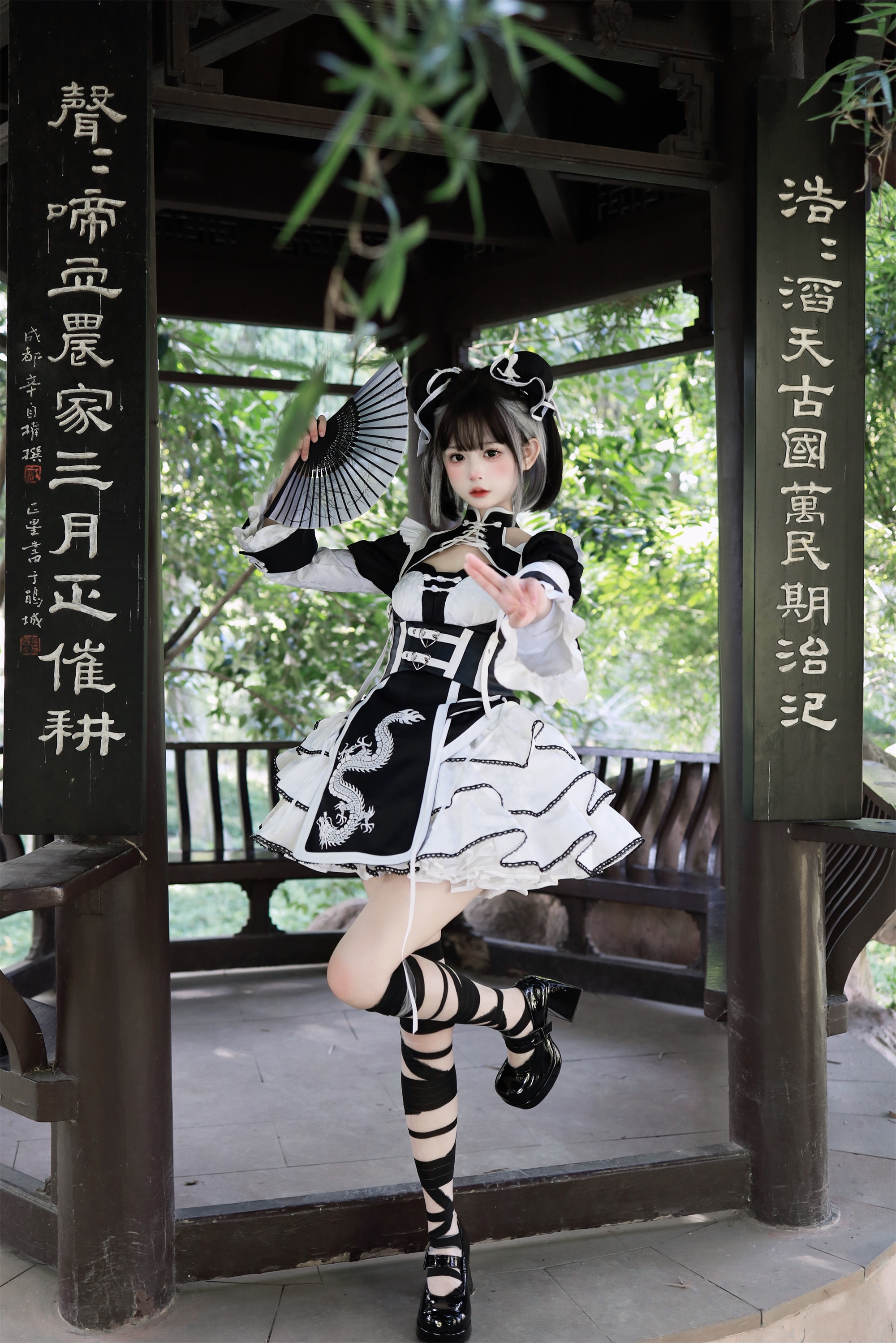 op中チャイナドレス改良ヤビ中少女ロリータドレス