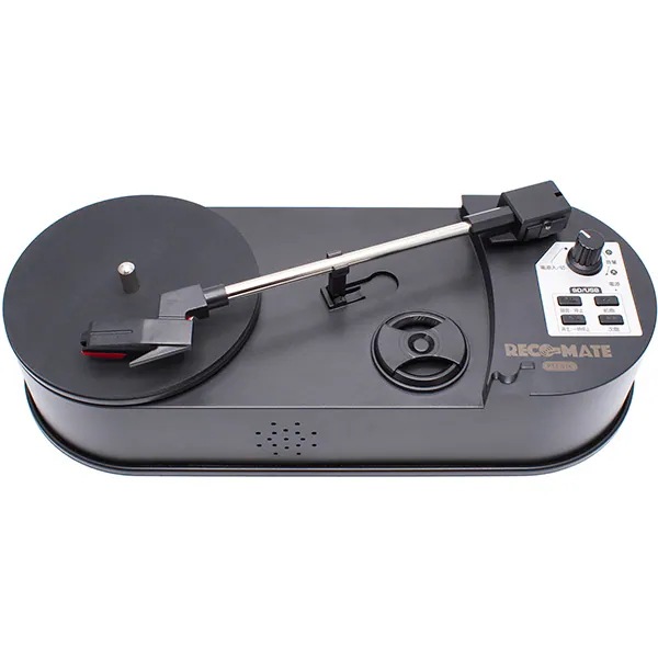 PTT-03K (ブラック) どこでもレコードプレーヤー RECO-MATE (レコメイト)