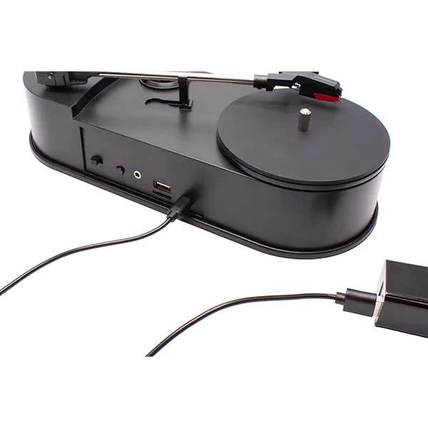 PTT-03K (ブラック) どこでもレコードプレーヤー RECO-MATE (レコメイト)