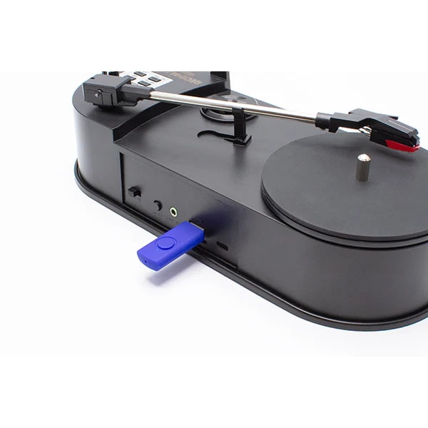 PTT-03K (ブラック) どこでもレコードプレーヤー RECO-MATE (レコメイト)