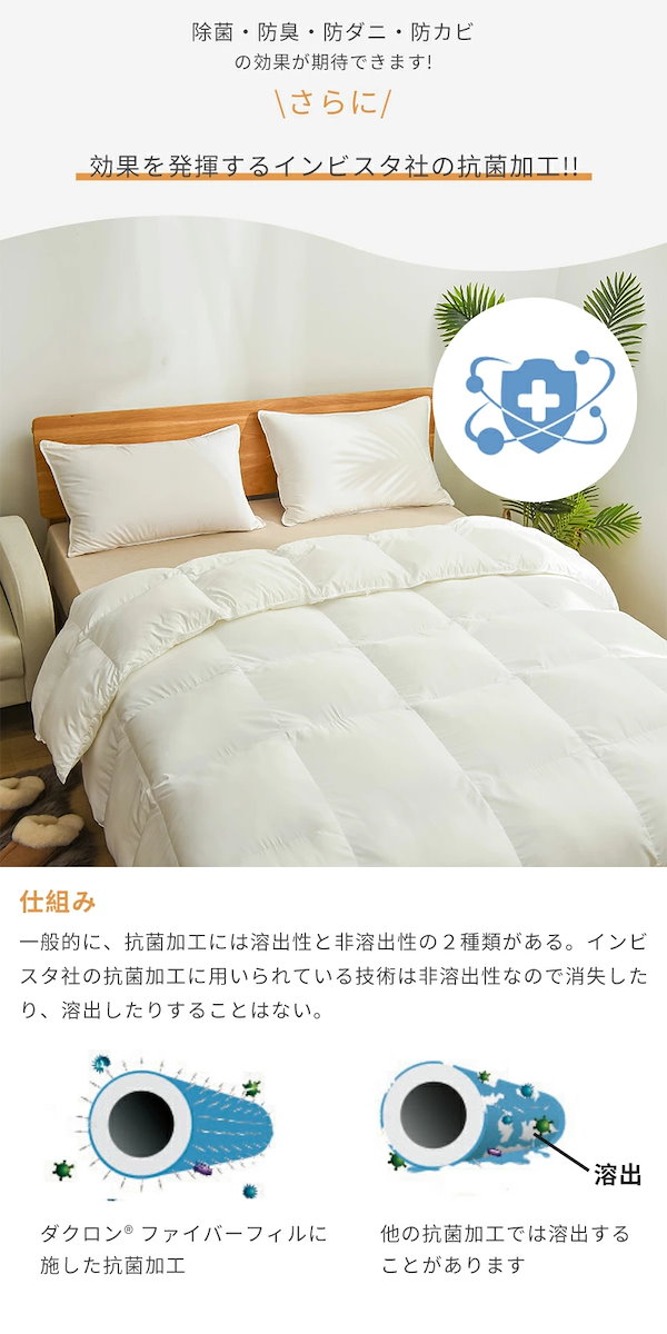 掛け布団 ダブル ダクロン インビスタ社 掛布団 増量 日本製 掛布団 ダブル ダクロン インビスタ社 掛け布団 増量 日本製