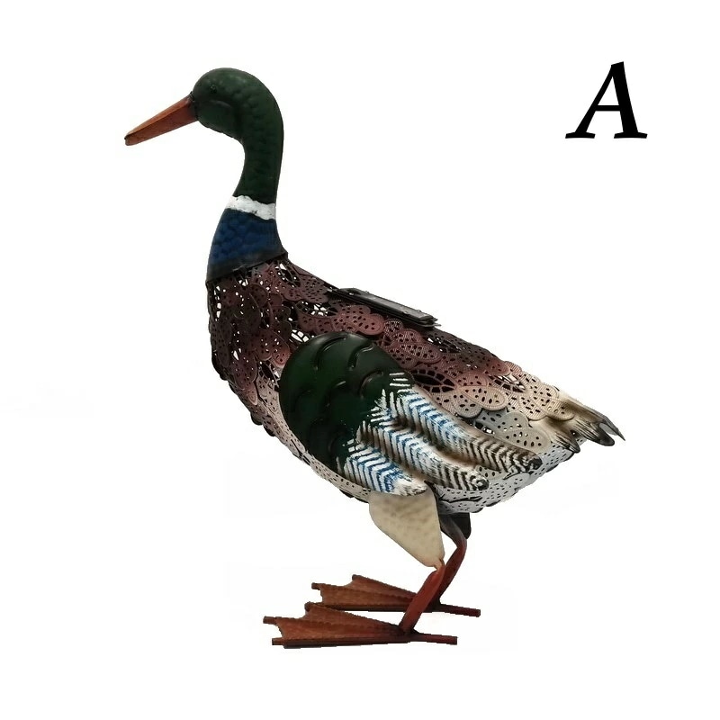 コスパ最高鳥 アヒル カモ ガーデンライト ソーラー ライト 太陽光 LED おしゃれ 屋外 庭 置き型 置物 オブジェ インテリア モダン 動物 bq683