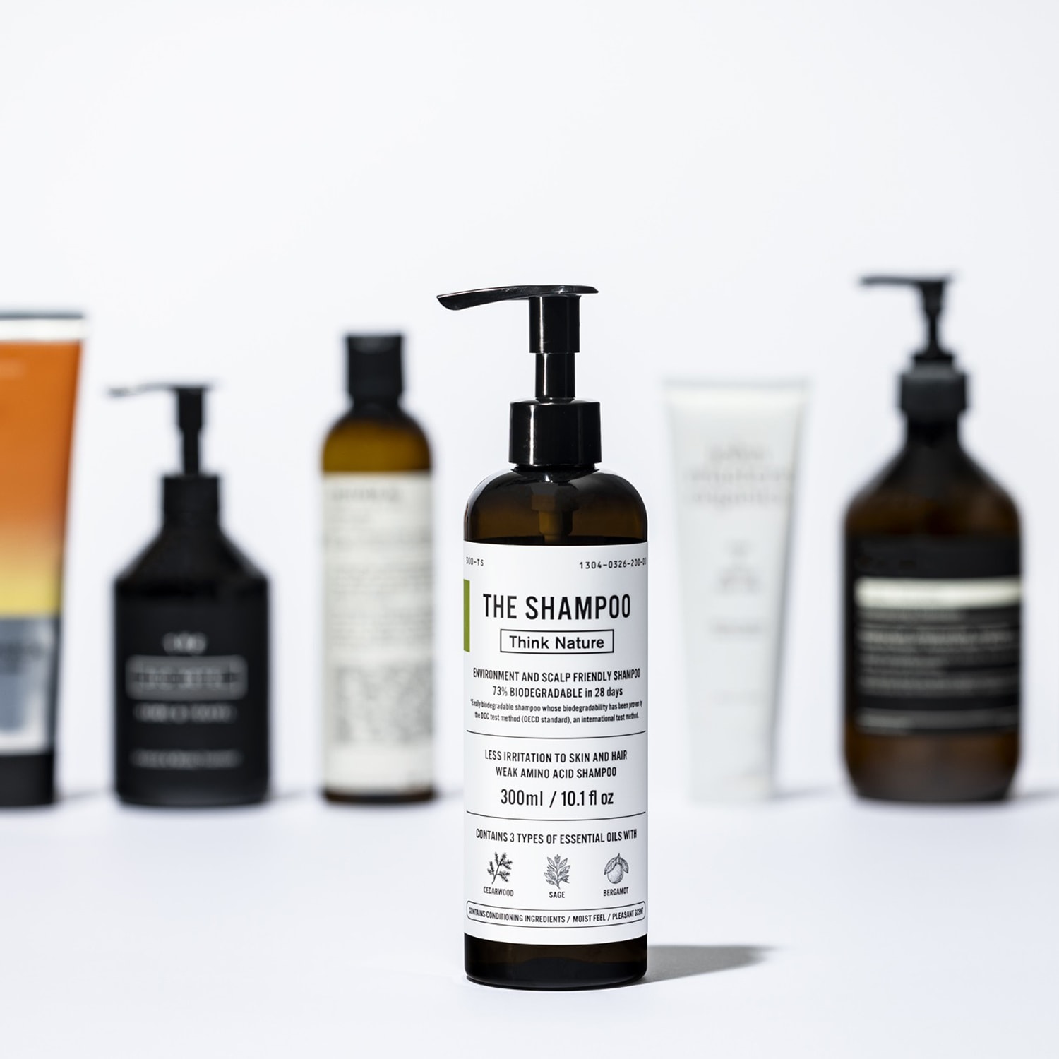 シャンプー ボトル 詰め替え 2点セット 弱酸性アミノ酸 ノンシリコン 易生分解性 頭皮ケア しっとり 天然精油 アロマ