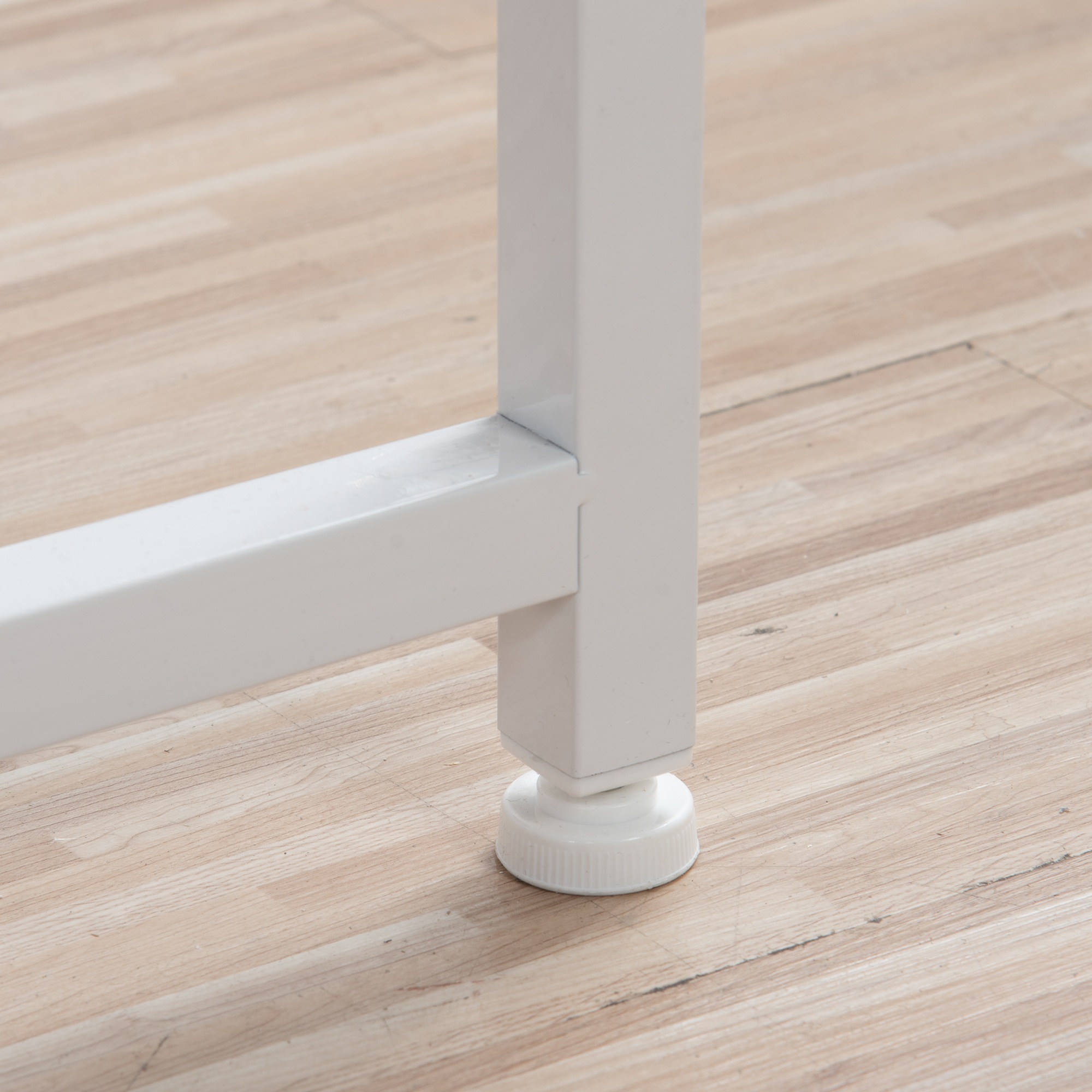 【国内即発送】【新品】【ホワイト】パソコンデスク シンプル 極簡易デスク ワークデスク 木製 机【WF301556AAAオフィスチェア+パソコンデスク セット】321