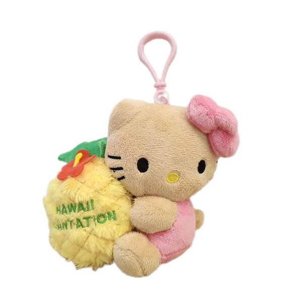 キティ　ハワイ　ぬいぐるみ　キーホルダー　ストラップ　マスコット　ハイビスカス キティ ハワイ ぬいぐるみ キーホルダー ストラップ マスコット