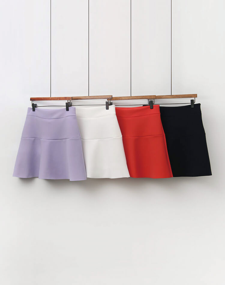ゴルフ レディース 韓国 スカート フリルスカート Aライン フレア 無地 スポーツウェア テニス ゴルフウェア ウエストゴム 美脚 体型カバー シンプル おしゃれ 可愛い ネイビー アイボリー ライ