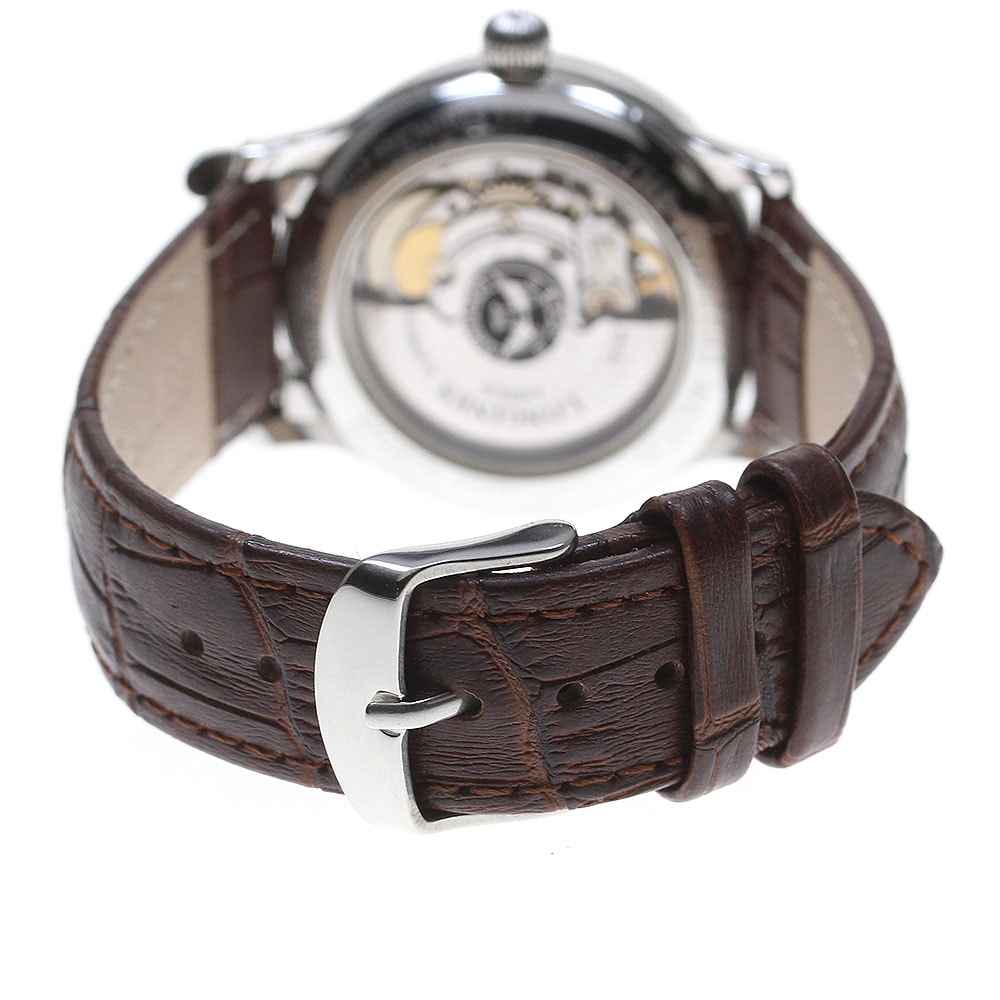 ロンジン LONGINES L2.610.4 リンドバーグ GMT デイト 自動巻き メンズ _844347【中古】
