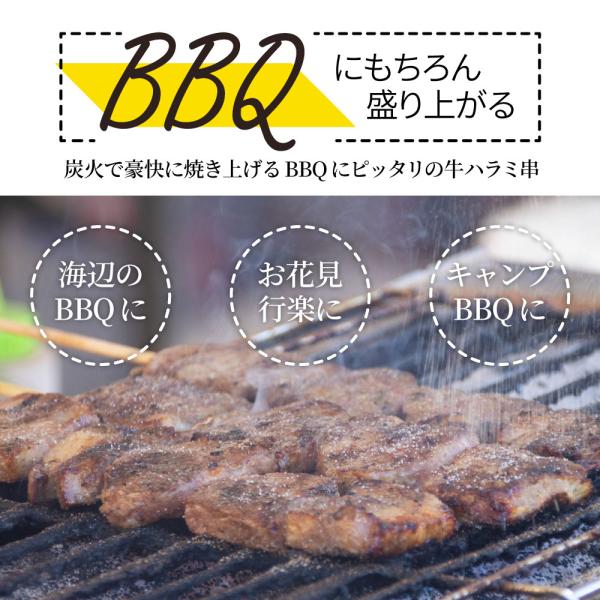 牛ハラミ串 20本セット (合計1.6kg) 牛串 肉 牛 ハラミ 学園祭 屋台 業務用 串焼き BBQ バーベキュー キャンプ 冷凍