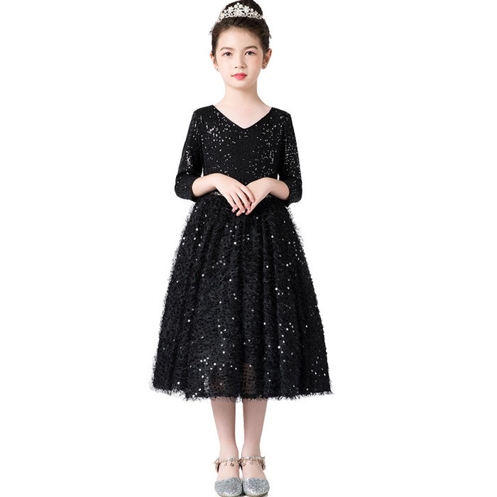 人気 キッズドレス 子どもドレス 子供 ドレス ミディ丈 発表会ドレス ジュニア Vネック 女の子 100/110/120/130/140/150/160/170cm Aラインドレス コンクール ドレ 人気 キッズドレス 子どもドレス 子供 ドレス ミディ丈 発表会ドレス ジュニア Vネック 女の子 100/110/120/130/140/150/160/170cm Aラインドレス コンクール ドレ