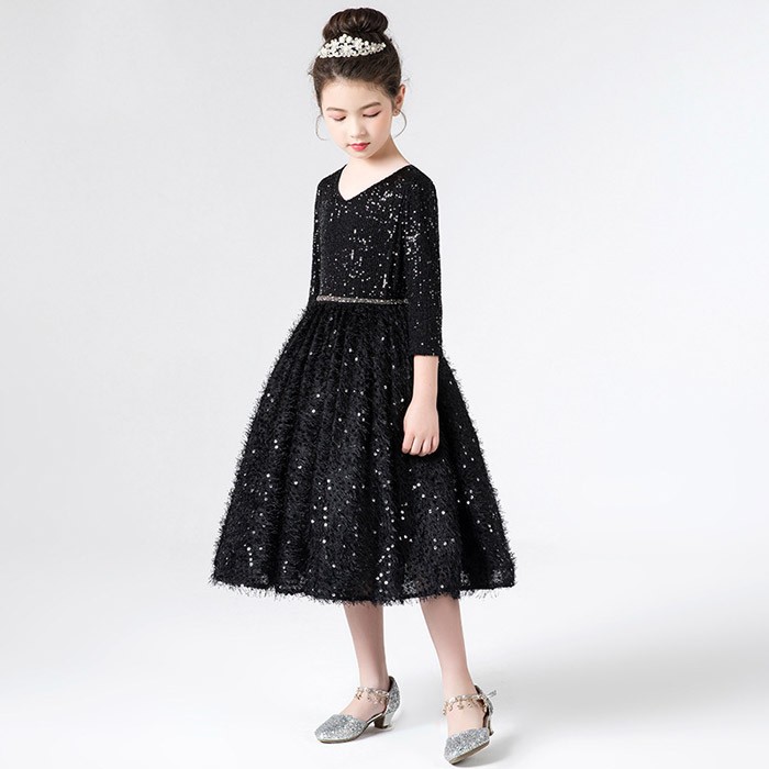 人気 キッズドレス 子どもドレス 子供 ドレス ミディ丈 発表会ドレス ジュニア Vネック 女の子 100/110/120/130/140/150/160/170cm Aラインドレス コンクール ドレ 人気 キッズドレス 子どもドレス 子供 ドレス ミディ丈 発表会ドレス ジュニア Vネック 女の子 100/110/120/130/140/150/160/170cm Aラインドレス コンクール ドレ