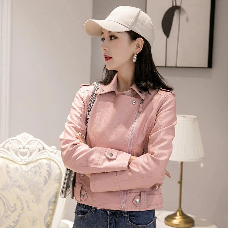 【送料無料】秋冬ジャケット レディース 革ジャン ライダース ライダース 春秋 女性 おしゃれ ショット丈 着痩せ 皮ジャンパー冬アウター 母の日のプレゼント