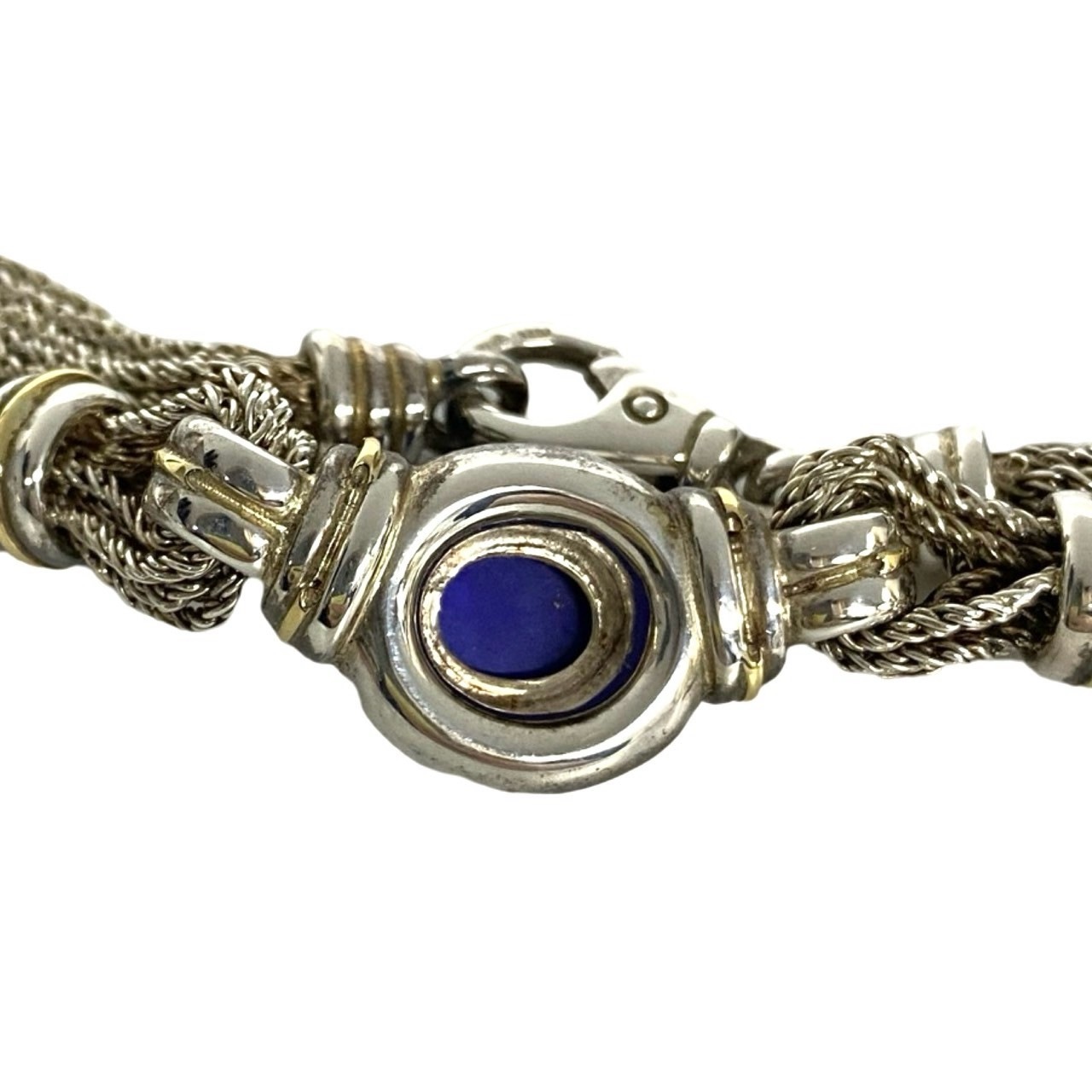 ヴィンテージネックレス シルバー925 ラピスラズリ K14 シルバー 60919 ヴィンテージネックレス シルバー925 ラピスラズリ K14 シルバー 60919