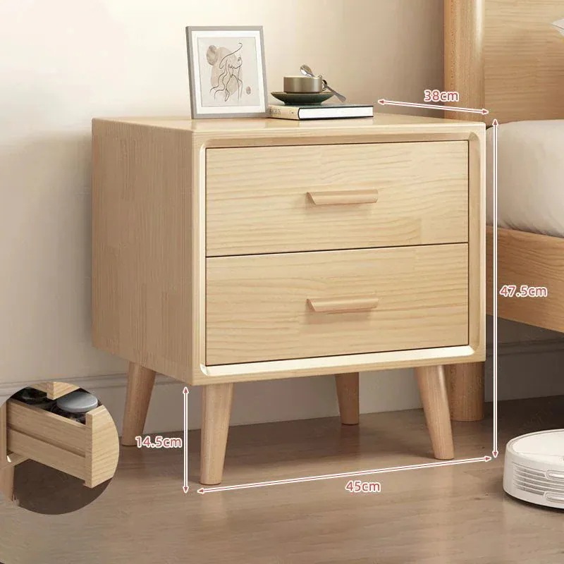 新型の実木ベッドヘッドキャビネット多種の色を選ぶことができて荷重力が強くて環境保護の材質無毒無味推薦に値する！-84