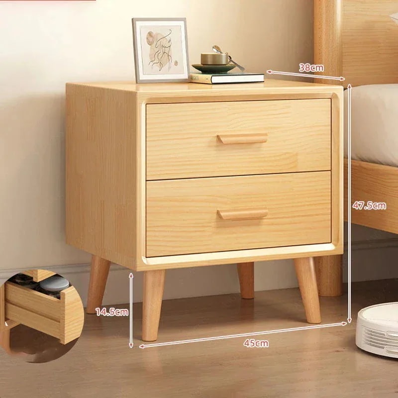 新型の実木ベッドヘッドキャビネット多種の色を選ぶことができて荷重力が強くて環境保護の材質無毒無味推薦に値する！-84