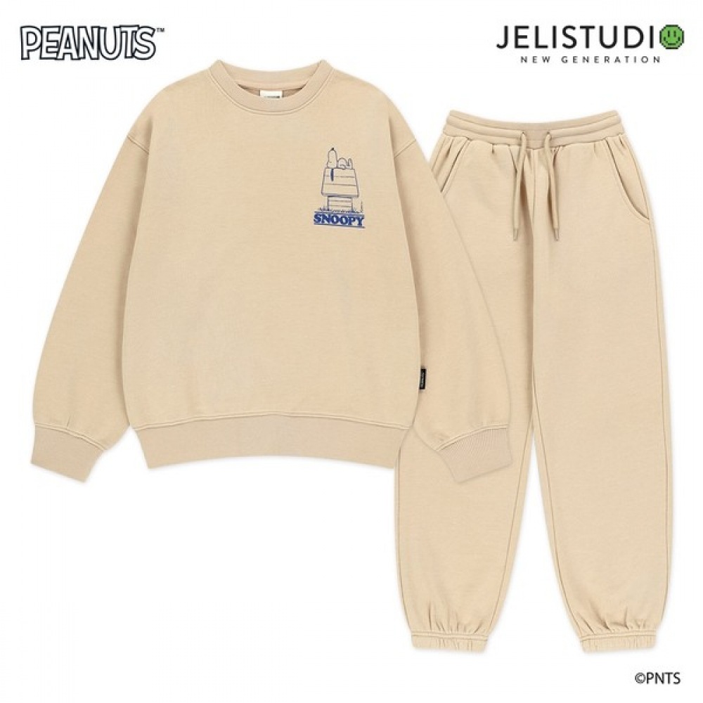[Jelly Studio] スヌーピーベーシックトップ＆ボトムスーツ
