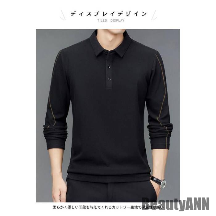 新品追加 新生活 メンズポロシャツ メンズTシャツ 長袖Tシャツ ポロシャツ メンズ Tシャツ 長袖 カットソー ポロネック シャツ 秋 春 プルオーバー 紐付き ジッパ 秋 春 冬 秋ファッション